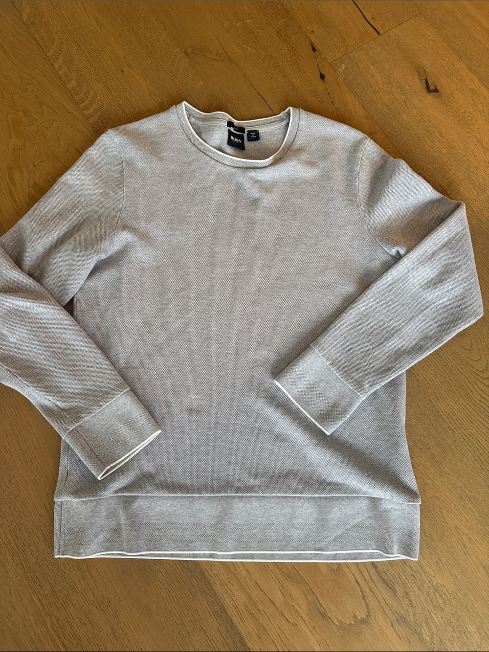 BOSS Tempesto waffle-knit sweater